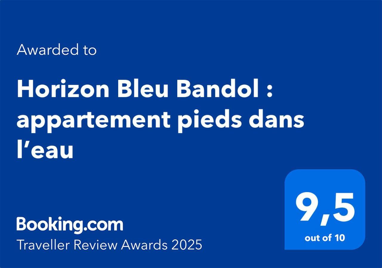 Horizon Bleu Bandol : Appartement Pieds Dans L'Eau Extérieur photo