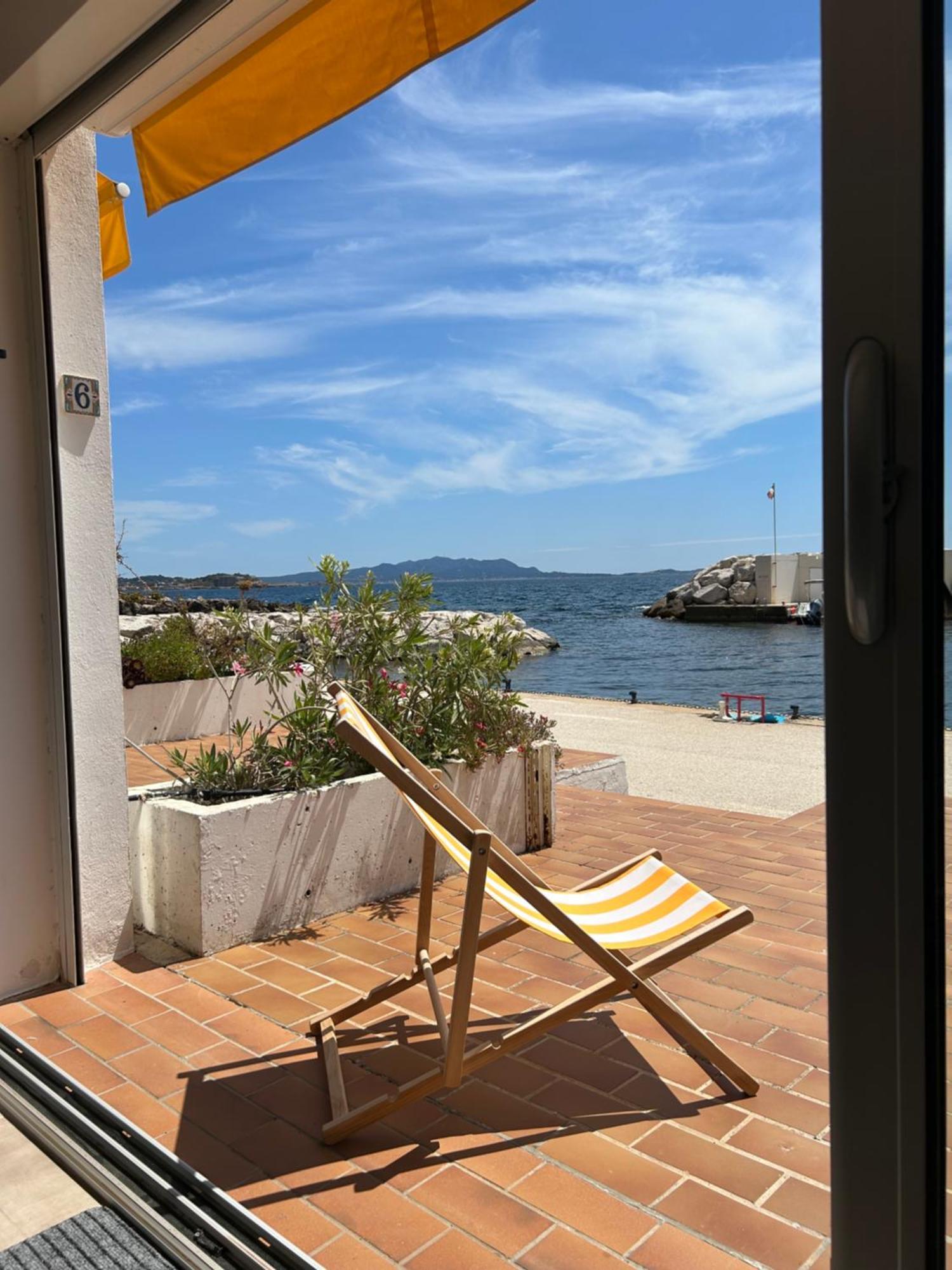 Horizon Bleu Bandol : Appartement Pieds Dans L'Eau Extérieur photo
